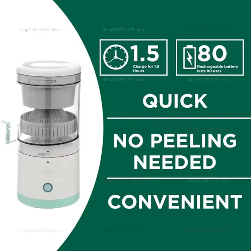 7.4V Portable Electric Juicer USB Rechargeable Fruit Blender For Orange Lemon Juicing Household Personal Juice Squeezer Mixer
