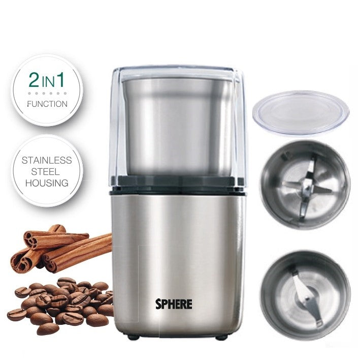 Stainless Steel Coffee Grinder and Chopper
