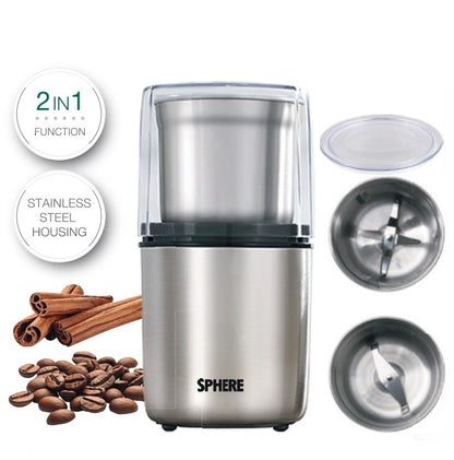 Stainless Steel Coffee Grinder and Chopper