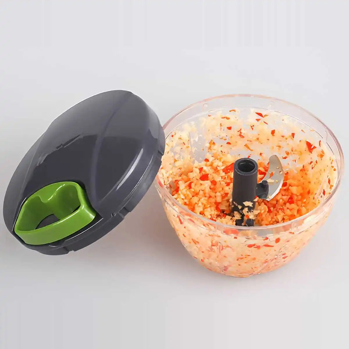 Manual Food Chopper – Pull String Vegetable & Herb Cutter | 600ml & 1000ml