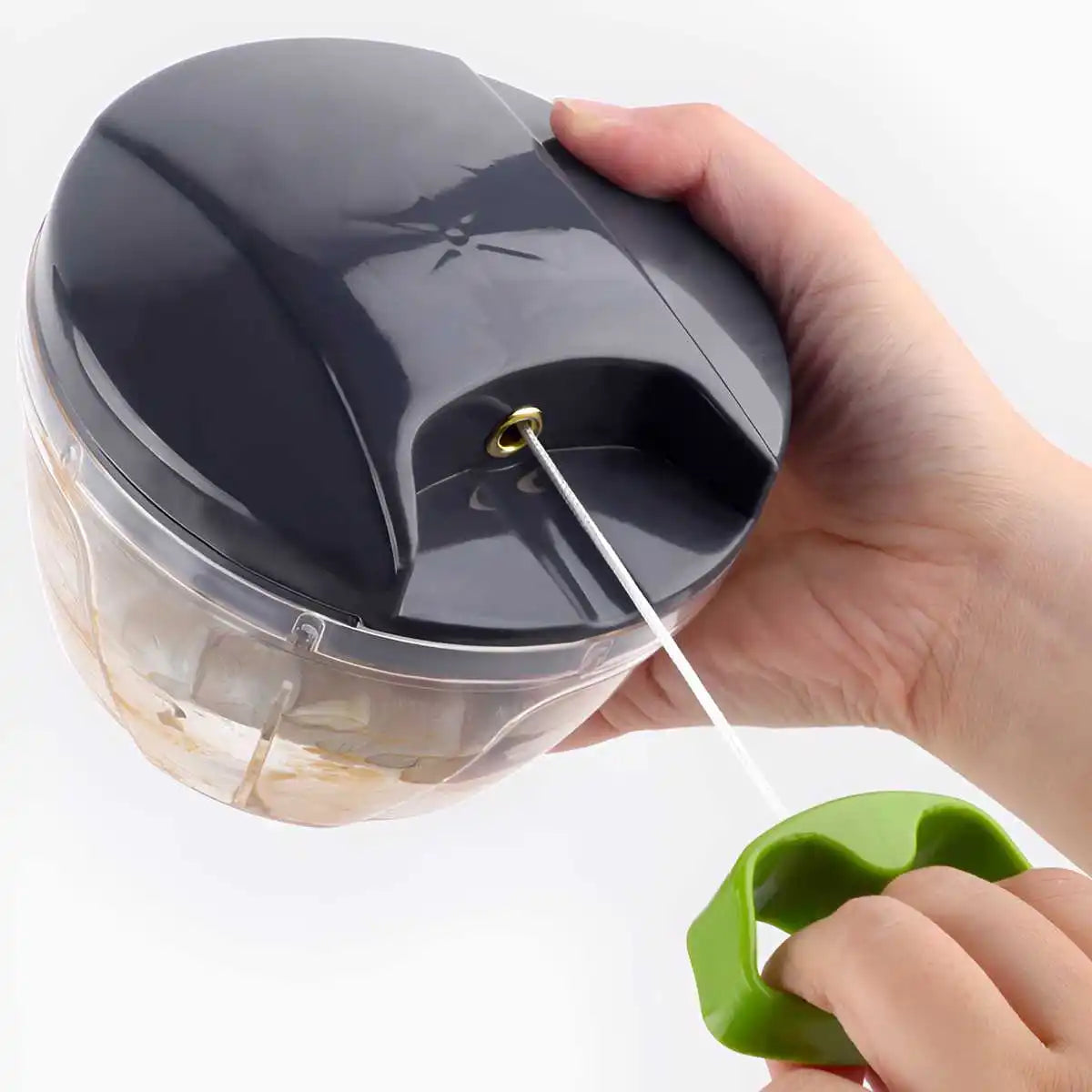 Manual Food Chopper – Pull String Vegetable & Herb Cutter | 600ml & 1000ml