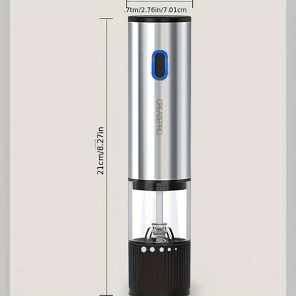 Electric Salt & Pepper Grinder – Adjustable Coarseness, One-Hand Operation