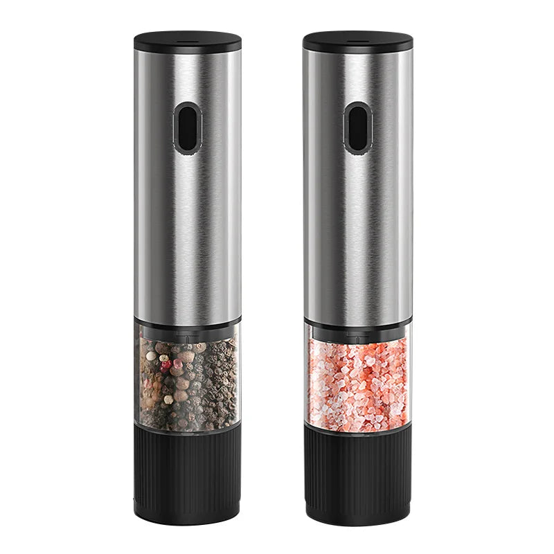 Electric Salt & Pepper Grinder – Adjustable Coarseness, One-Hand Operation