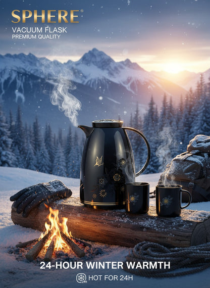 High Quality 2L Vacuum Flask - Tea & Coffee Thermos - SPHERE